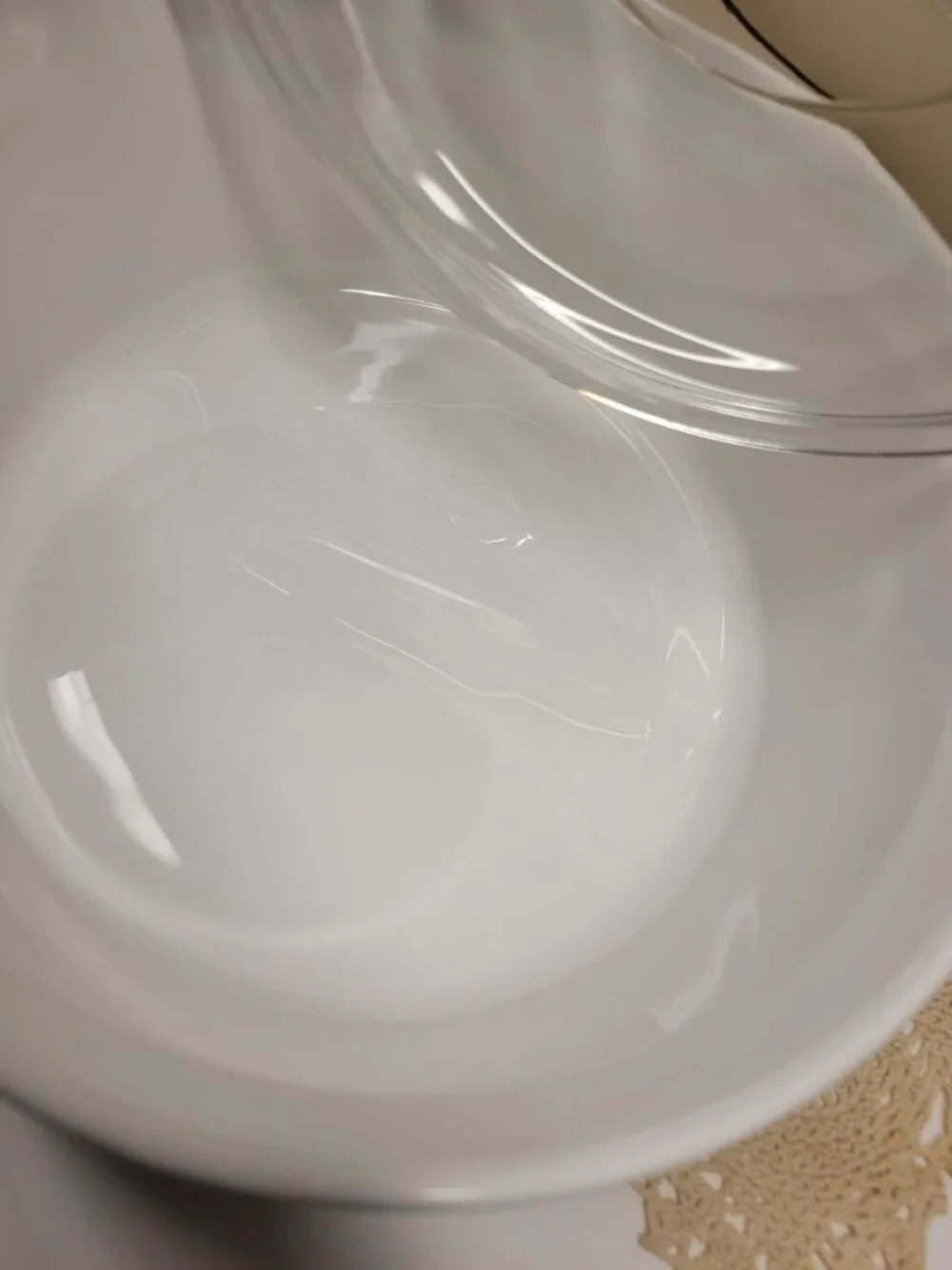 Corningware French White F-1-B Round Casserole w/ Pyrex Lid G-1-C